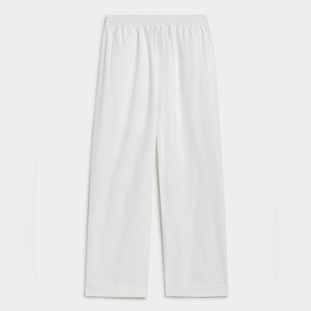 SUZI KONDI (FINAL PRICE) The Finance Pants in Cotton - Poplin White - Size M